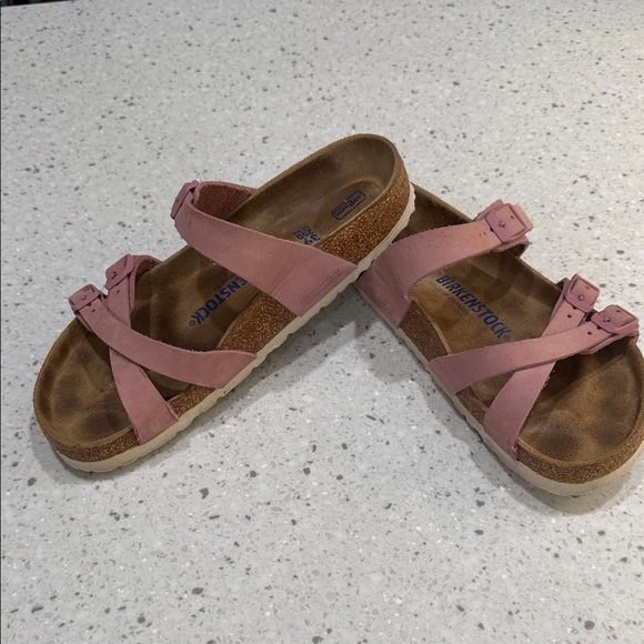 Birkenstock Shoes - Birkenstock Franca Pink Sandals